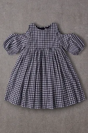 Nellystella Vanessa Girls Dress - Blue Gingham