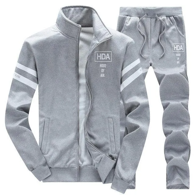 New Autumn Men Set - Quality Sweatshirt   Pants Tracksuit - Sporting Sweat Suits Mens Sportswear Sets (TM9)