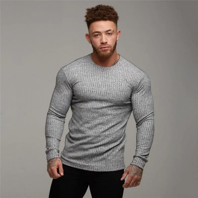 New Fashion Men's Hooded T-shirt - Slim Fit Sweaters Knittwear Mens Long Sleeve Pullovers  (TM5)(CC1)(1U100)(TM7)(1U101)(1U100)