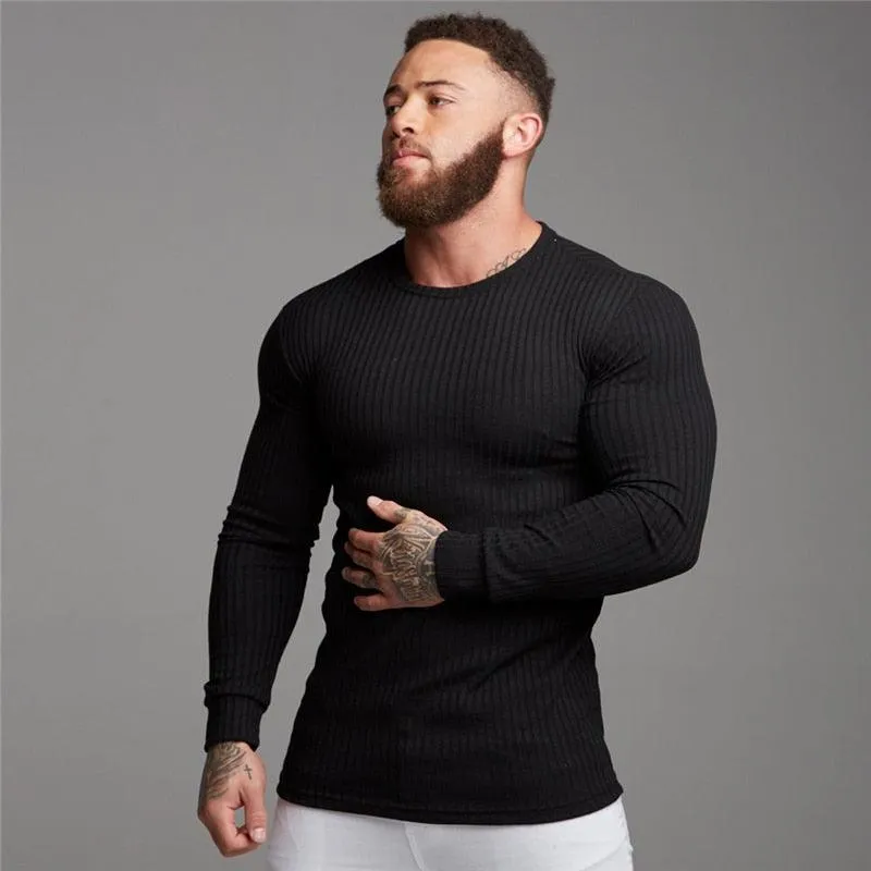 New Fashion Men's Hooded T-shirt - Slim Fit Sweaters Knittwear Mens Long Sleeve Pullovers  (TM5)(CC1)(1U100)(TM7)(1U101)(1U100)