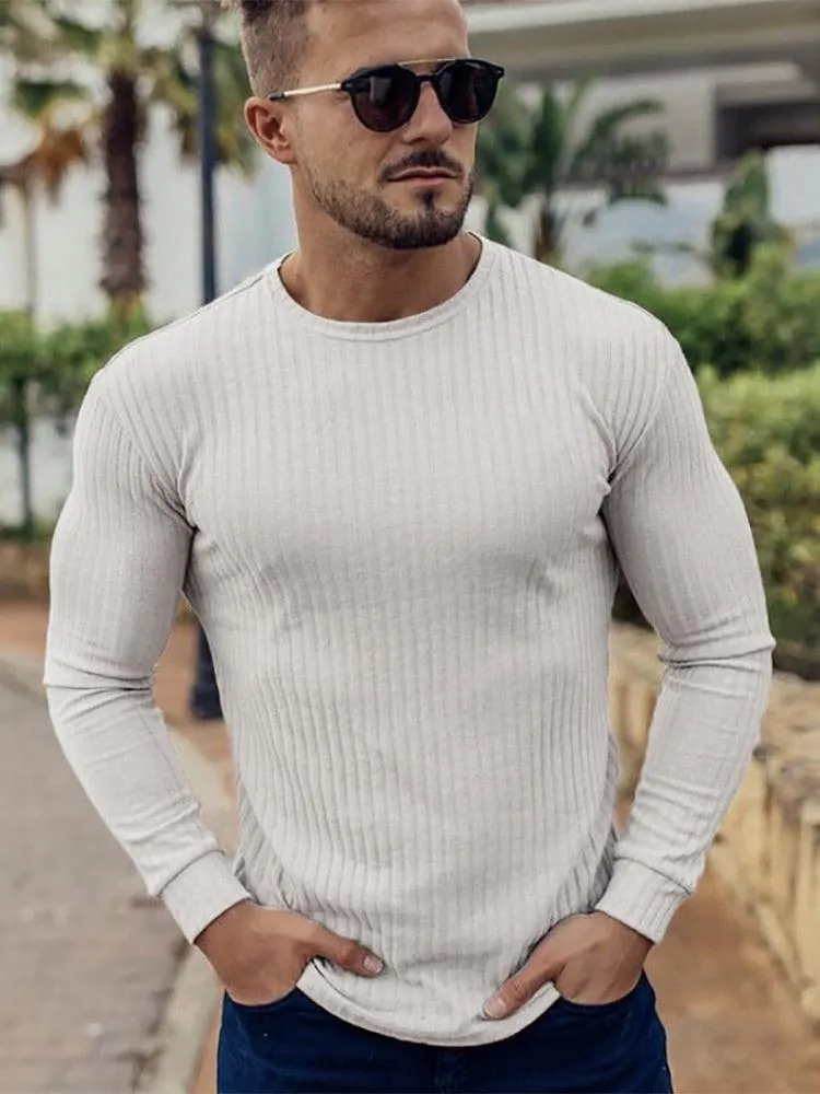 New Fashion Men's Hooded T-shirt - Slim Fit Sweaters Knittwear Mens Long Sleeve Pullovers  (TM5)(CC1)(1U100)(TM7)(1U101)(1U100)