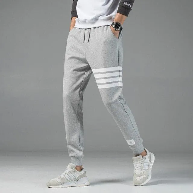 New Men's Casual Sweatpants - Solid High Street Trousers - Men Joggers Oversize Pants (TG4)(F9)