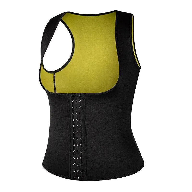 New Slim Women Neoprene Sweat Waist Trainer Corset -Trimmer Vest - Weight Loss - Sauna Tank Top Shaper Slimmer Fajas Shapewear Corset (FH)(FHW1)(1U31)(1U24)