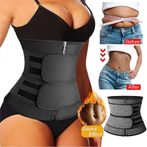 New Year Women Waist Trainer Neoprene - Body Shaper Belt Slimming Sheath Belly Reducing Shaper -Tummy Sweat Shapewear Workout Shaper Corset (FH)(FHW1)(1U31)(1U24)