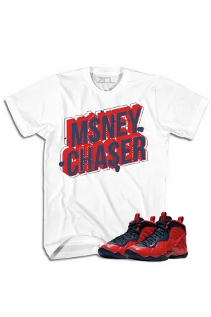 Nike Air Foamposite Pro USA "Money Chaser" Tee (Crimson)