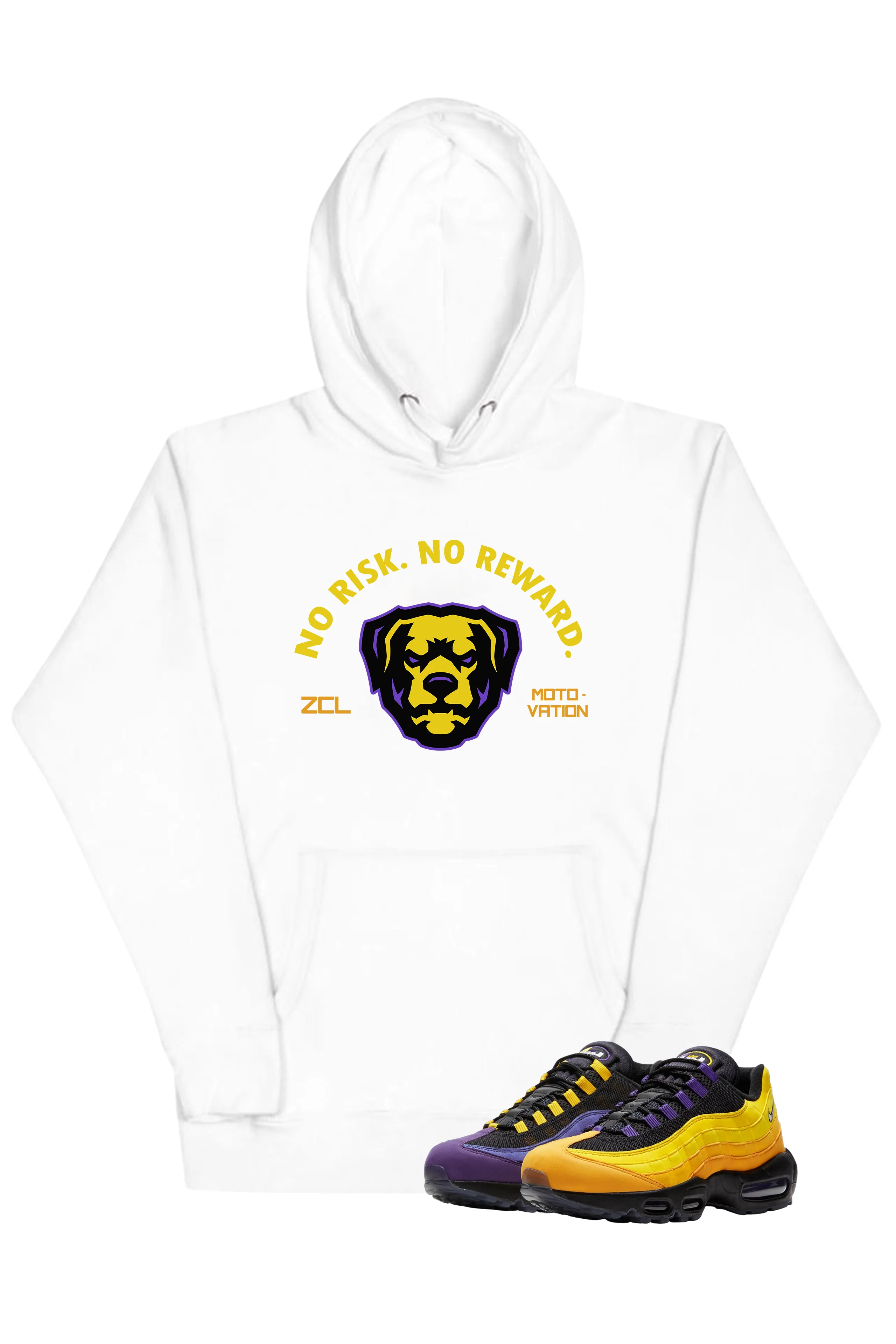 Nike Lebron Air Max 95 "No Risk No Reward" Hoodie (Home Team)