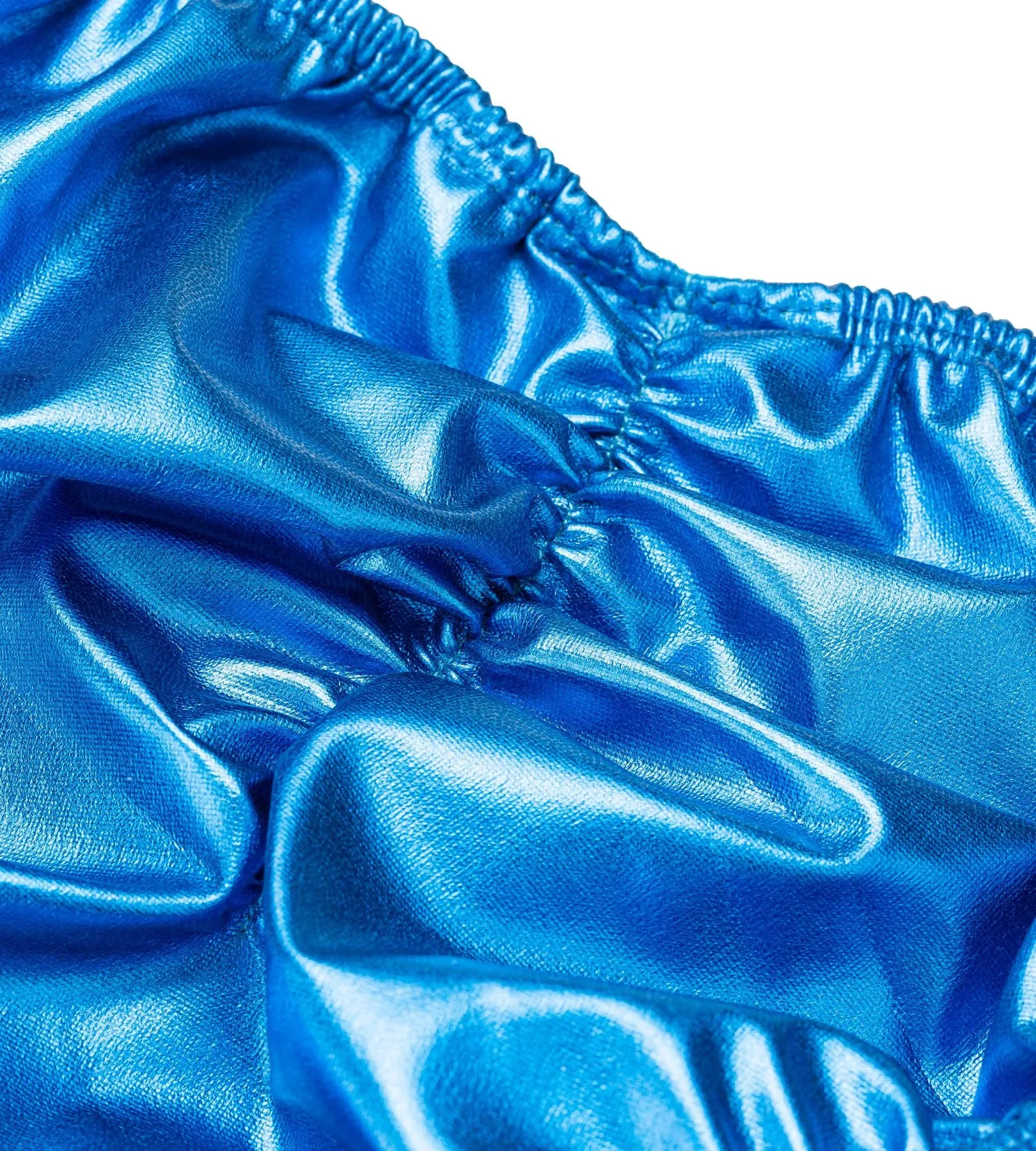 Pro Cut Posing Trunks with Scrunch - Electric Blue