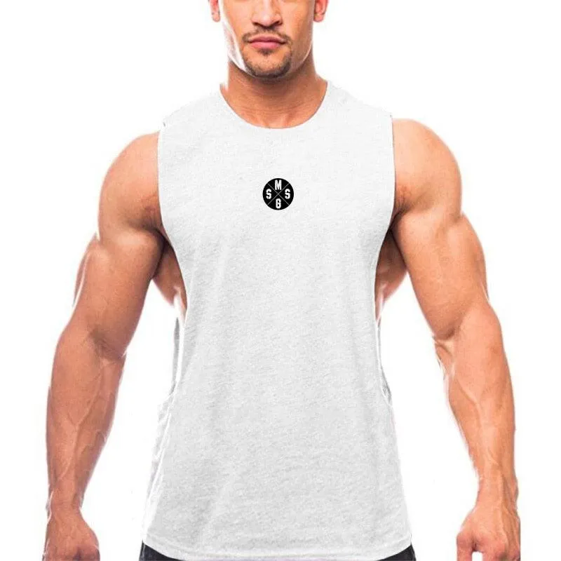 Real Muscle guys Mens Casual Loose Fitness Tank Tops -Male Summer Open side Sleeveless Active Muscle Shirts Vest Undershirts (TM7)(1U101)(1U100)