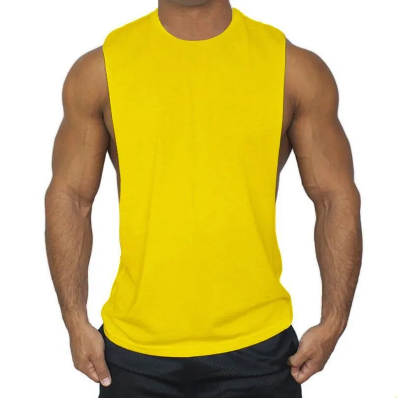 Real Muscle guys Mens Casual Loose Fitness Tank Tops -Male Summer Open side Sleeveless Active Muscle Shirts Vest Undershirts (TM7)(1U101)(1U100)