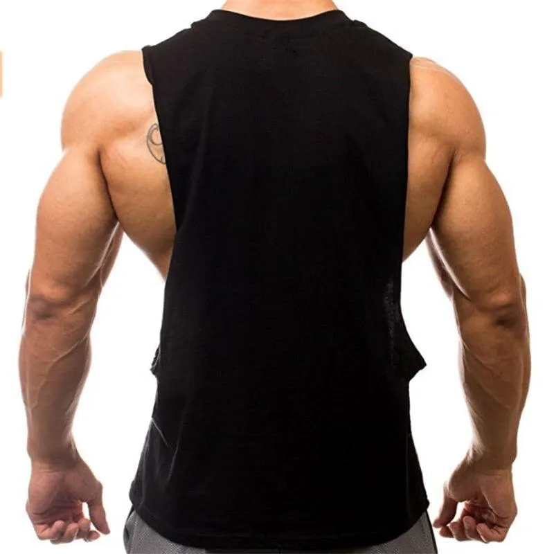 Real Muscle guys Mens Casual Loose Fitness Tank Tops -Male Summer Open side Sleeveless Active Muscle Shirts Vest Undershirts (TM7)(1U101)(1U100)