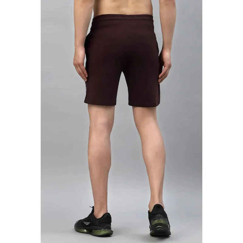 Red Tape Men Maroon Activewear Shorts