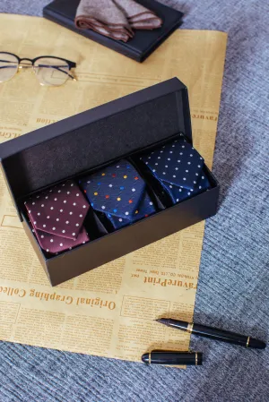 Simple Being Dot Pattern Neckties