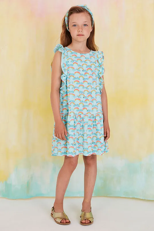 Soft Gallery Alberte Rainbow Girls Dress