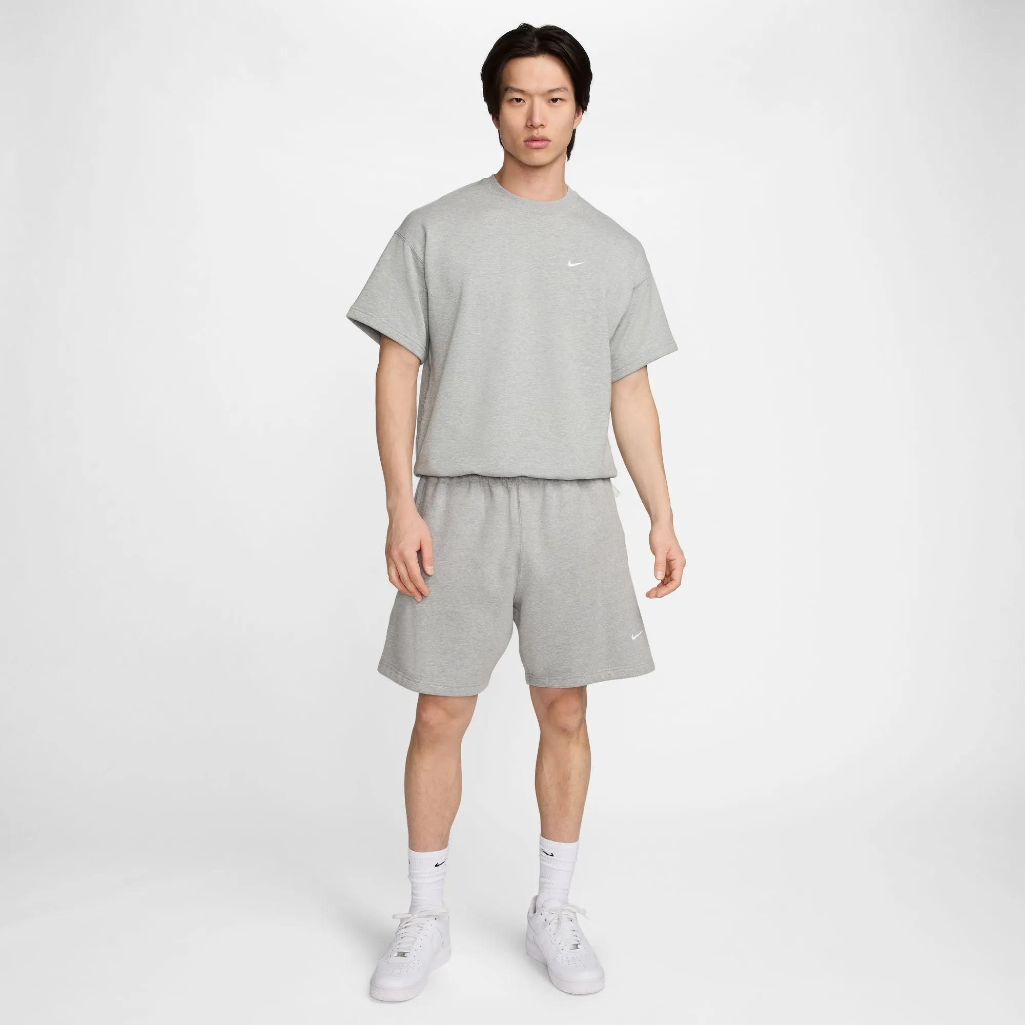 Solo Swoosh Short-Sleeve French Terry Top