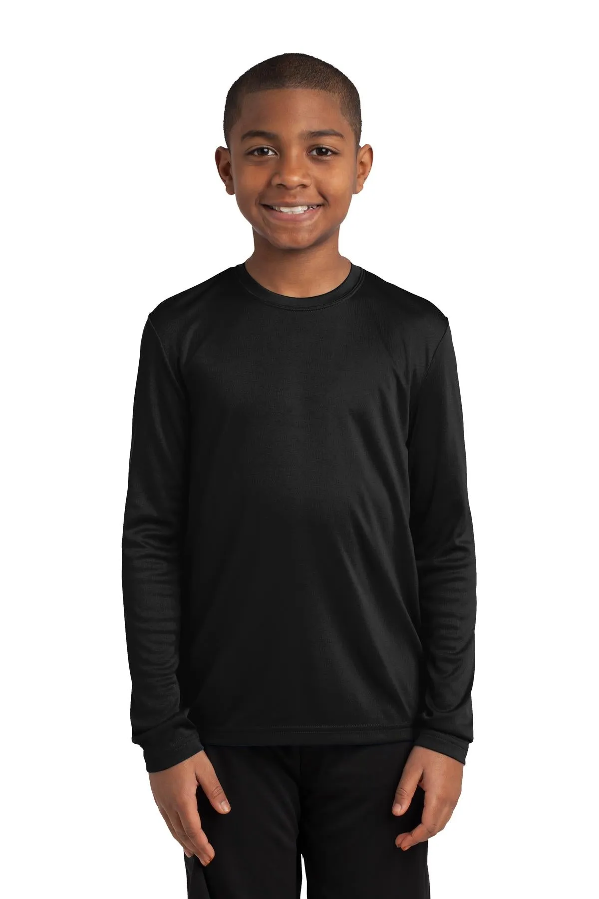 Sport-Tek® Youth Long Sleeve PosiCharge® Competitor™ Tee. YST350LS