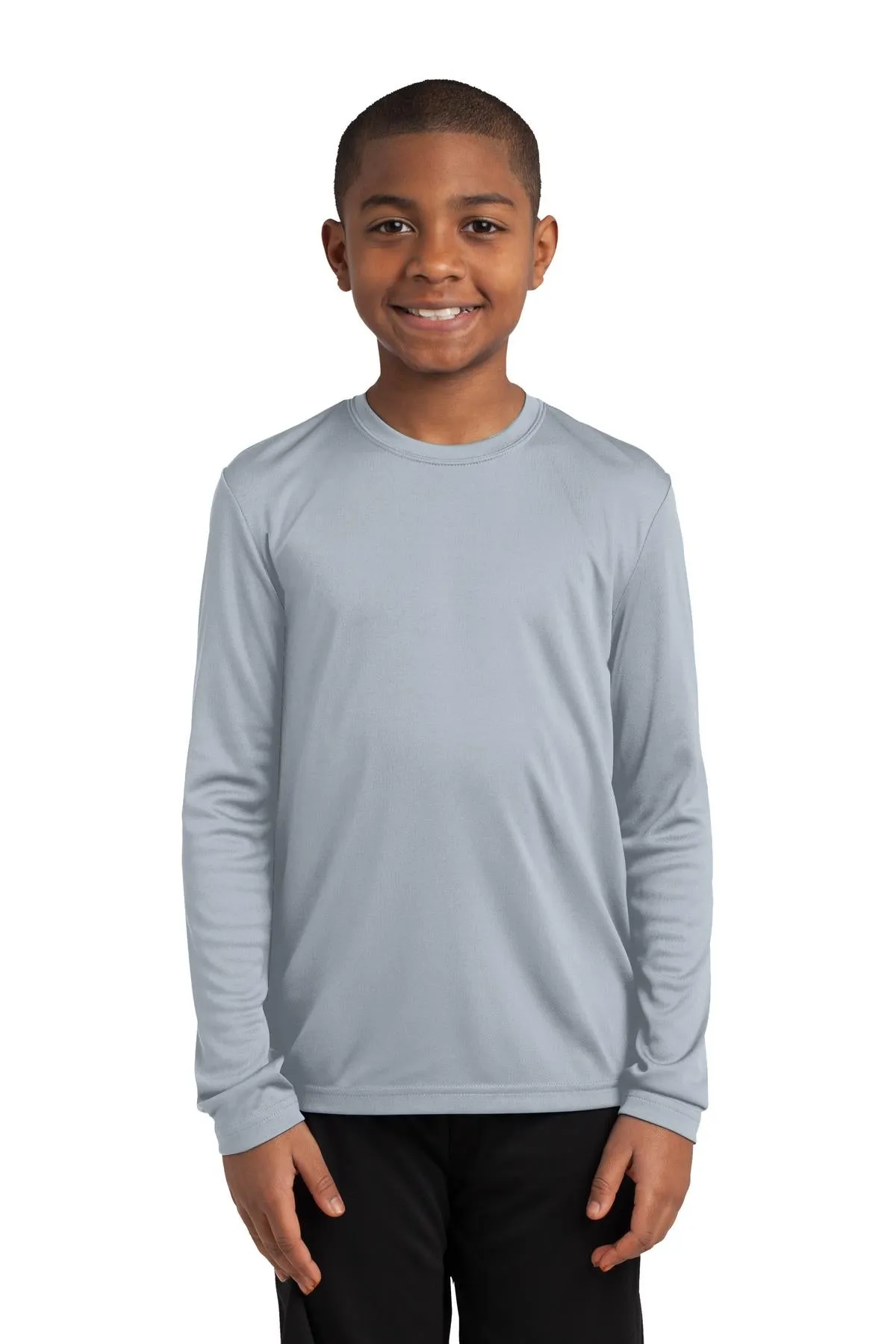 Sport-Tek® Youth Long Sleeve PosiCharge® Competitor™ Tee. YST350LS