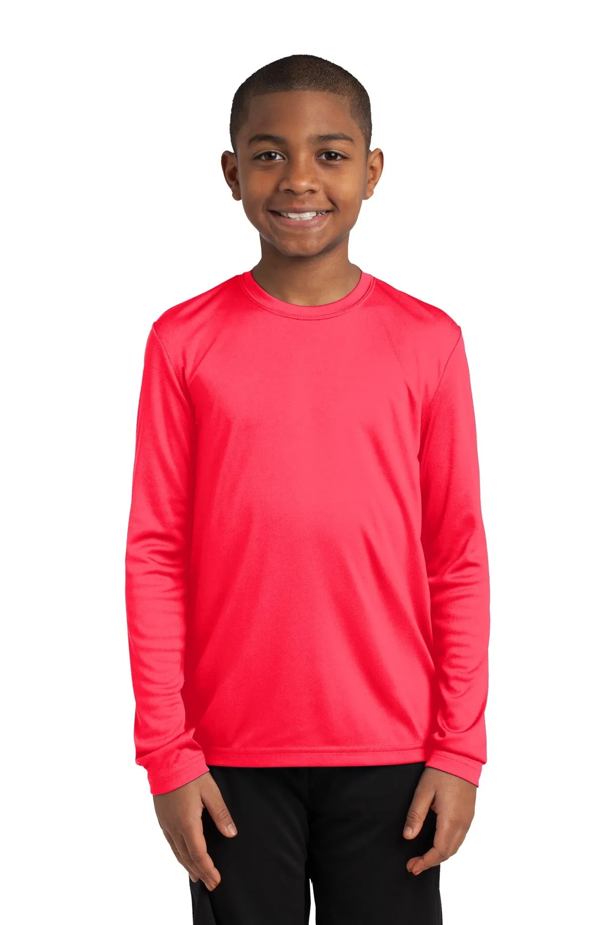 Sport-Tek® Youth Long Sleeve PosiCharge® Competitor™ Tee. YST350LS