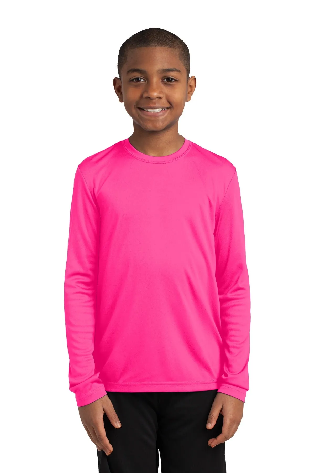 Sport-Tek® Youth Long Sleeve PosiCharge® Competitor™ Tee. YST350LS