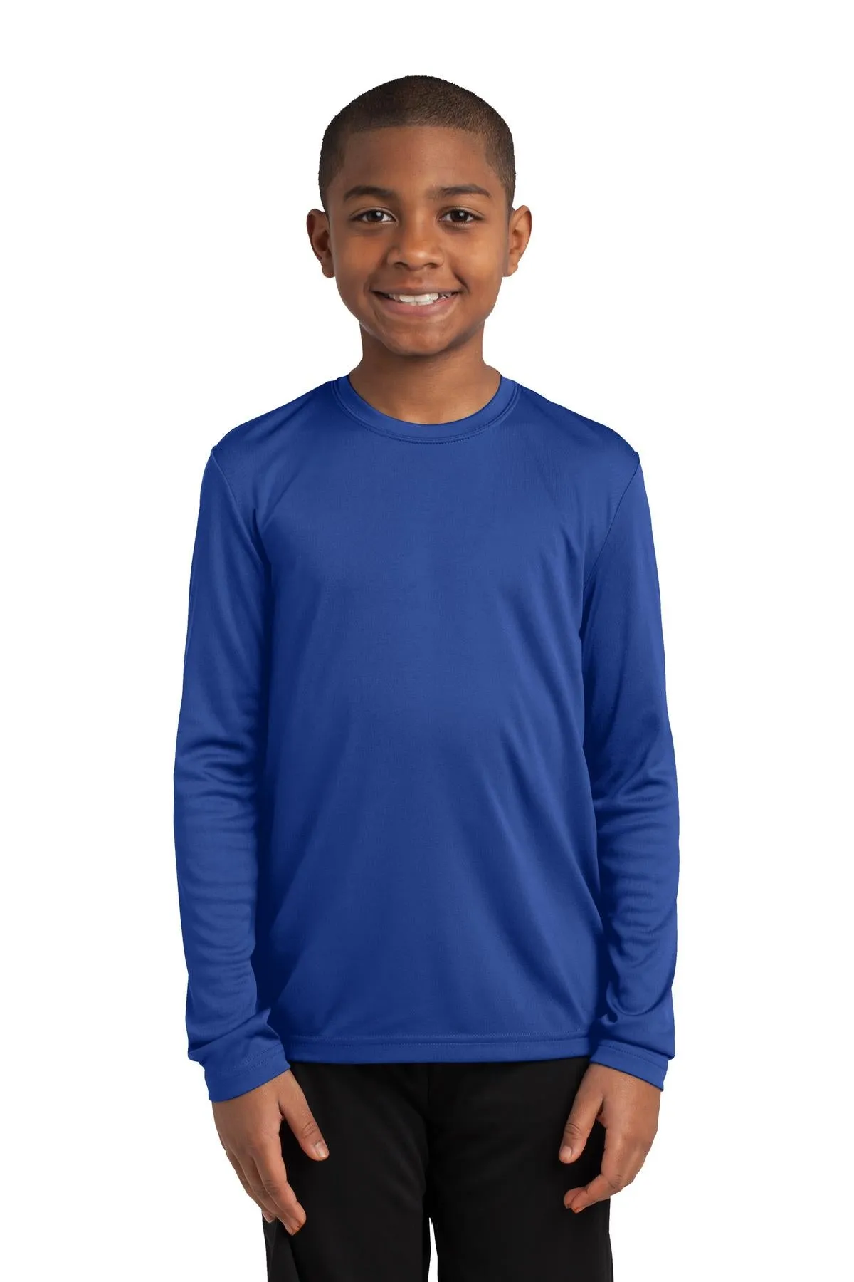 Sport-Tek® Youth Long Sleeve PosiCharge® Competitor™ Tee. YST350LS