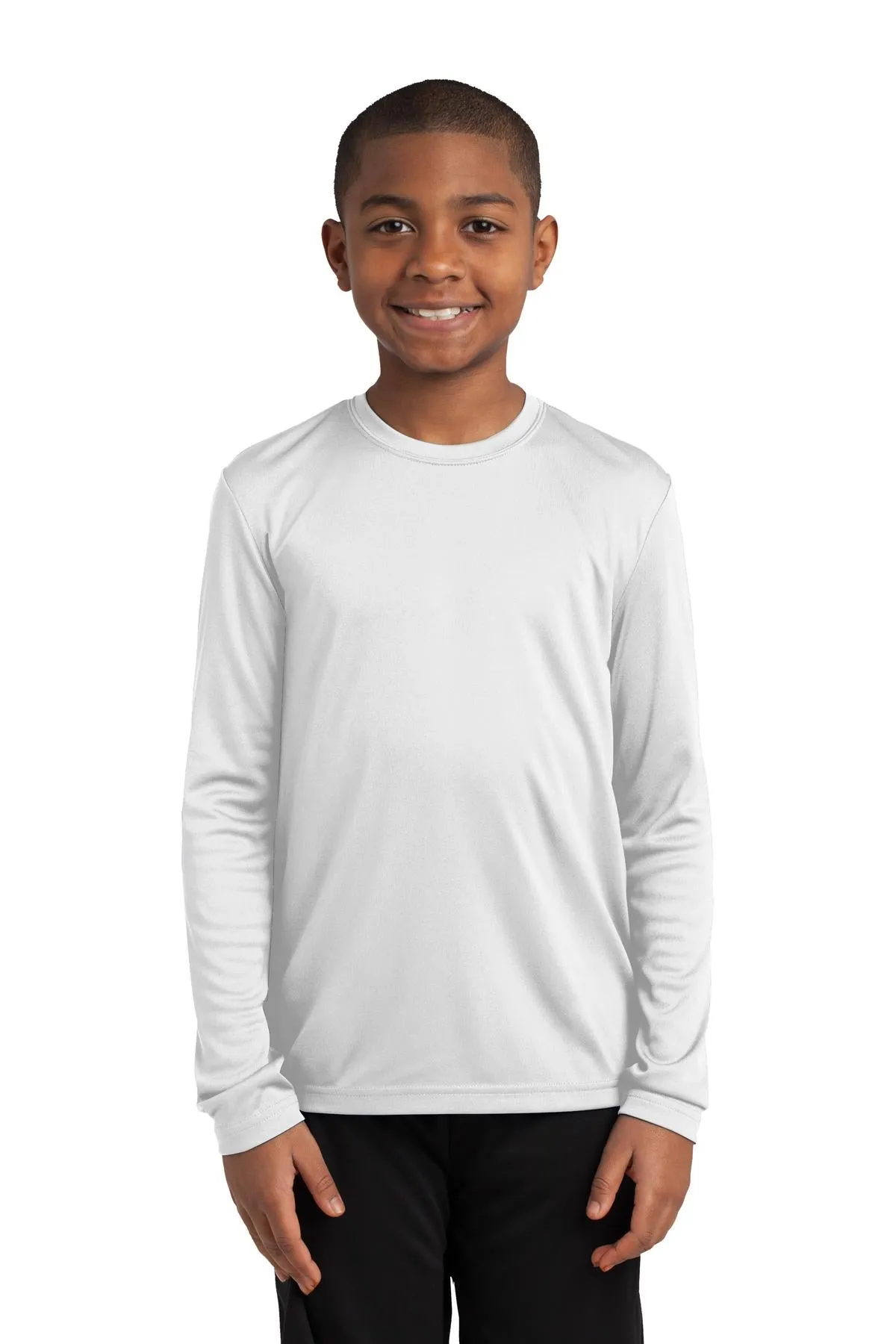 Sport-Tek® Youth Long Sleeve PosiCharge® Competitor™ Tee. YST350LS