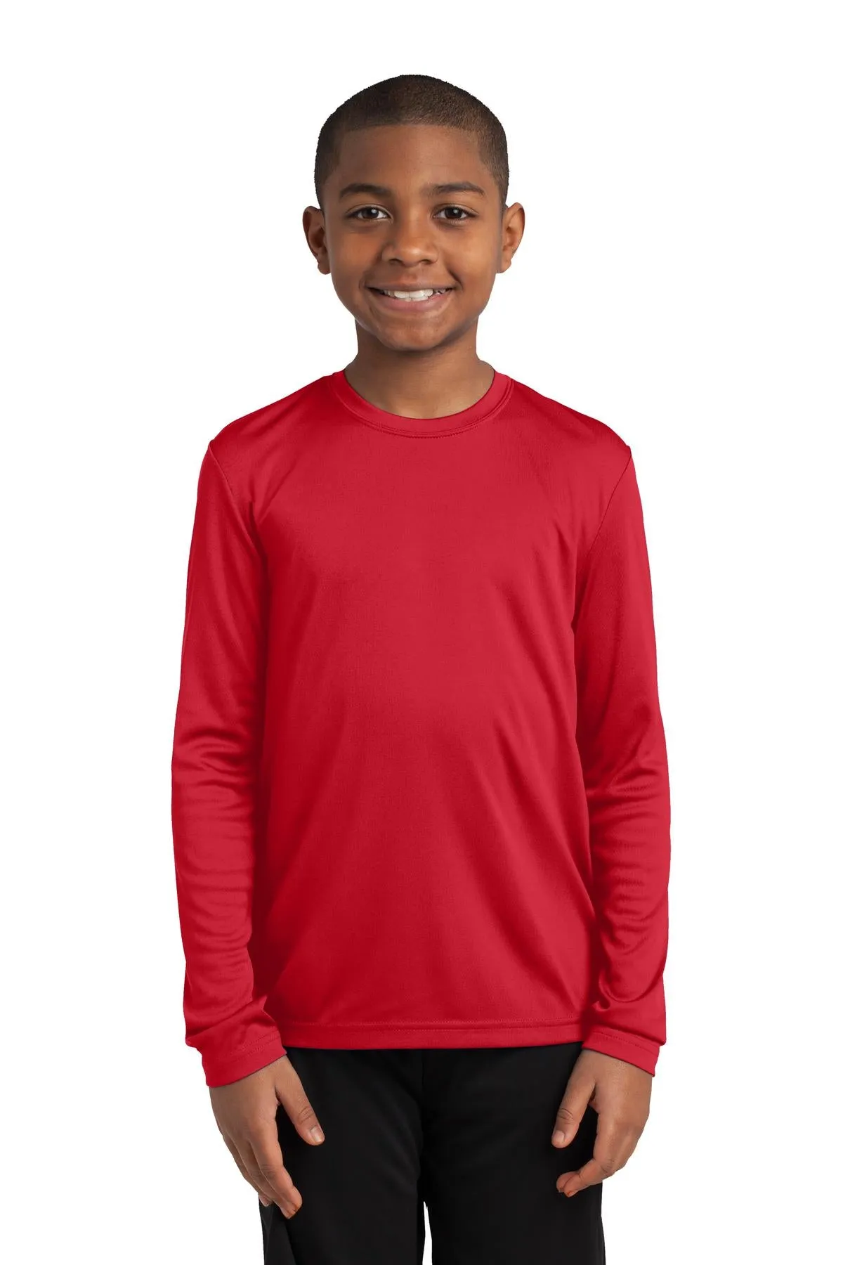 Sport-Tek® Youth Long Sleeve PosiCharge® Competitor™ Tee. YST350LS