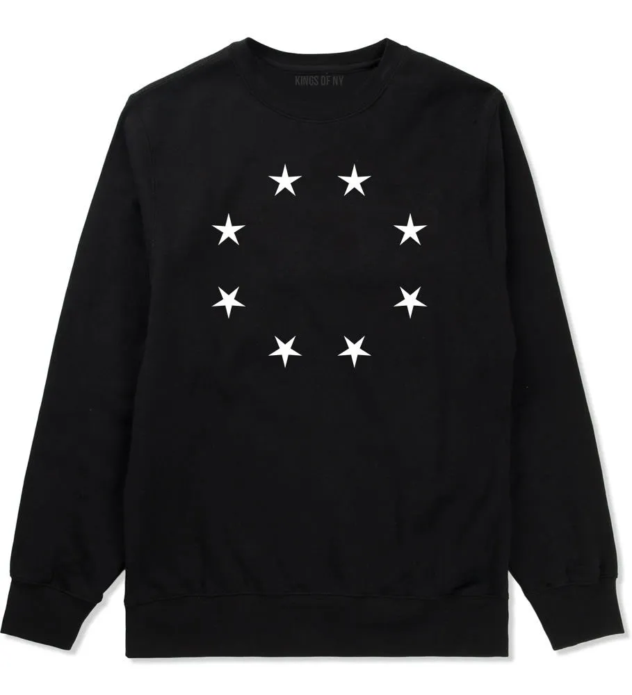 Stars Circle Goth Ghetto Boys Kids Crewneck Sweatshirt