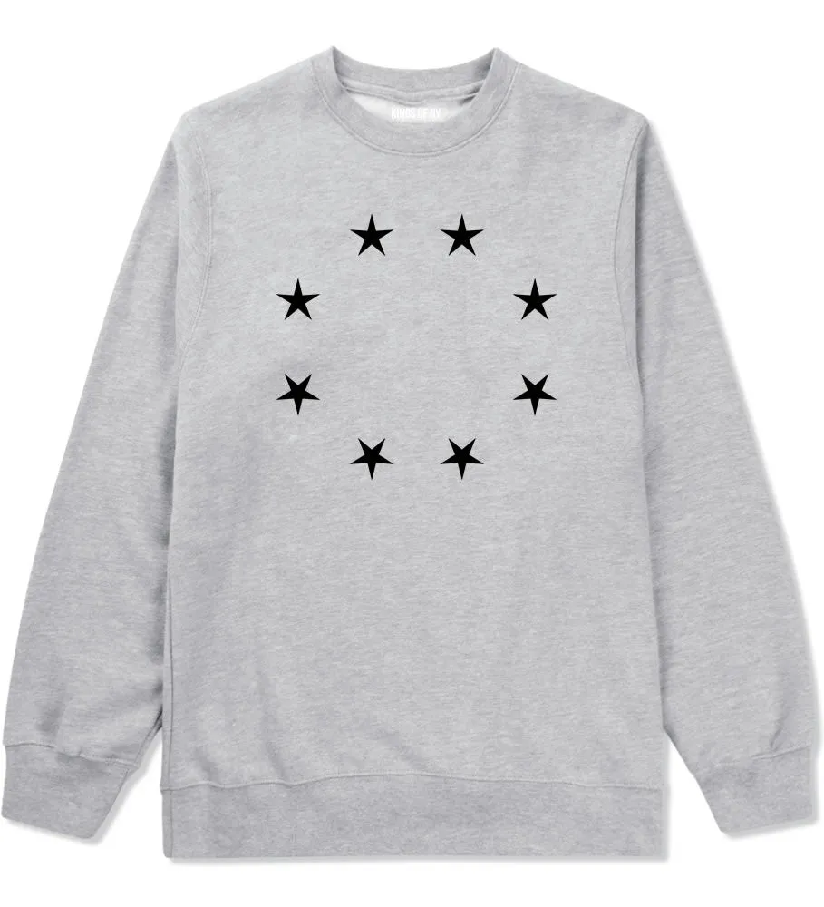 Stars Circle Goth Ghetto Boys Kids Crewneck Sweatshirt