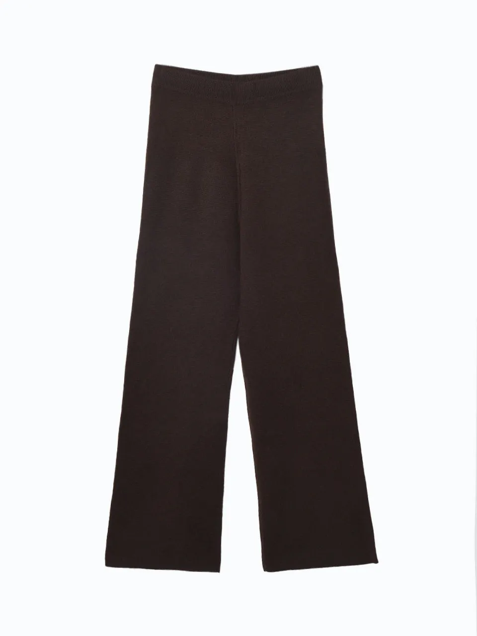 Straight Fit Pants_Brown