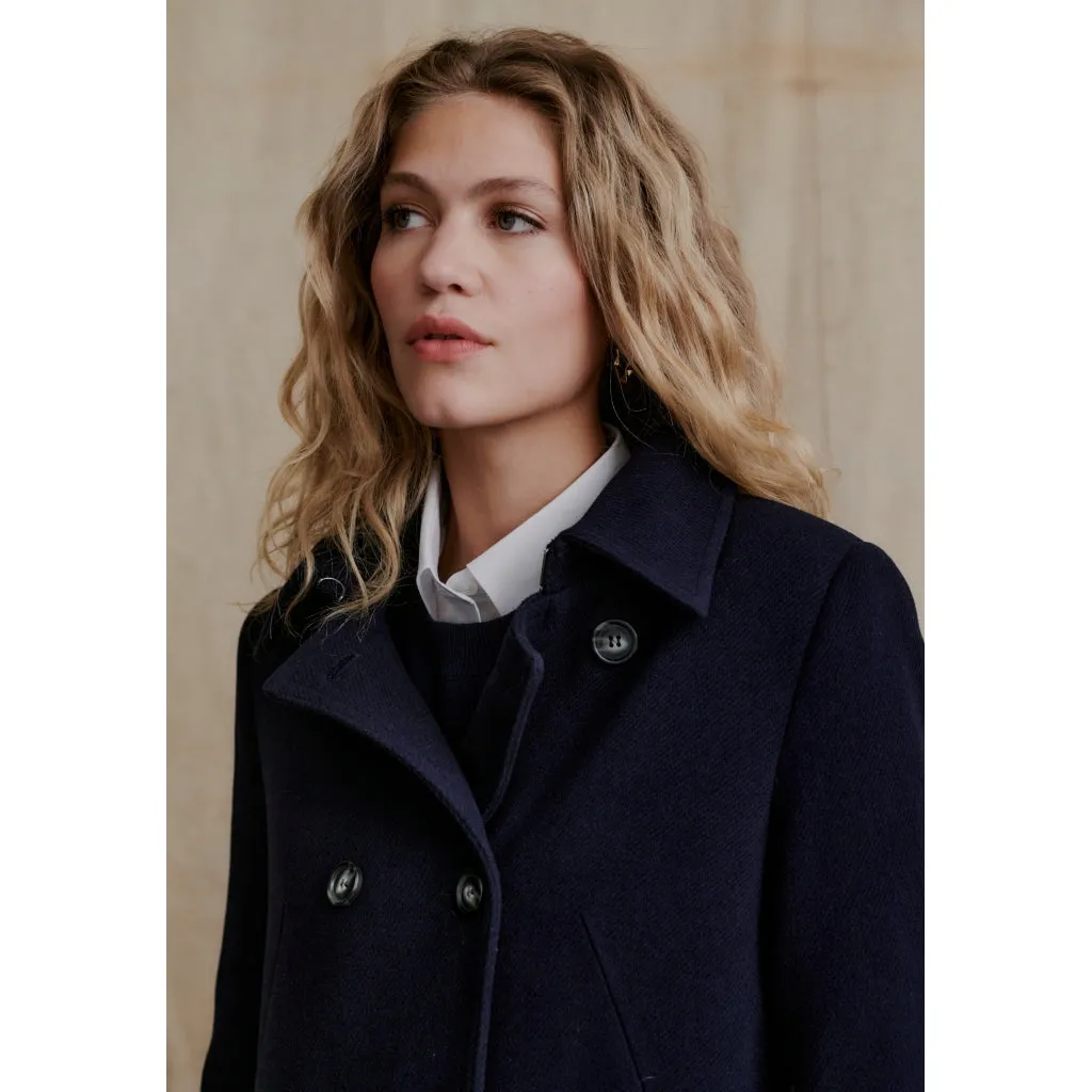 Sylva Coat - Dark Navy