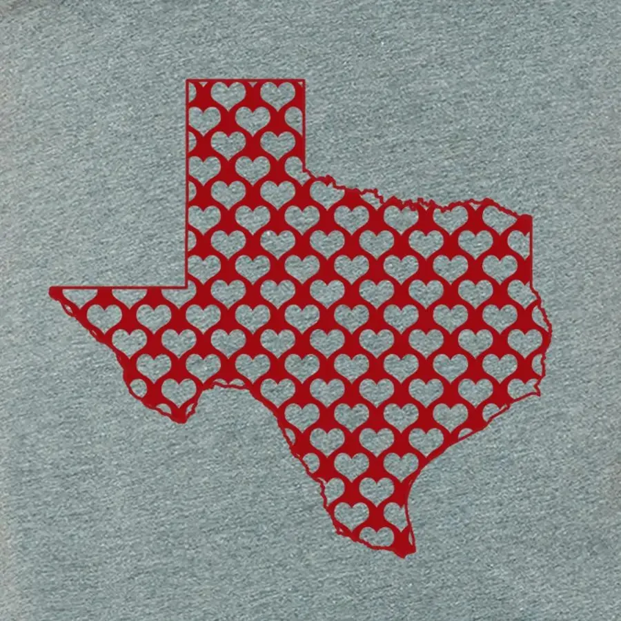 Texas hearts- men's