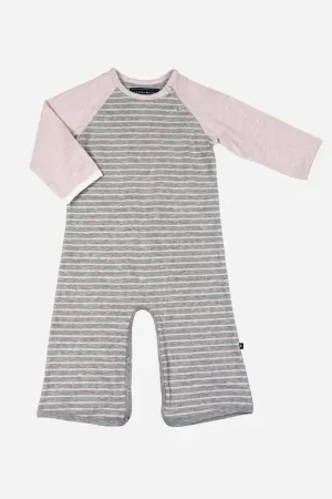 Toobydoo Chloe Stripe Baby Girls Jumpsuit