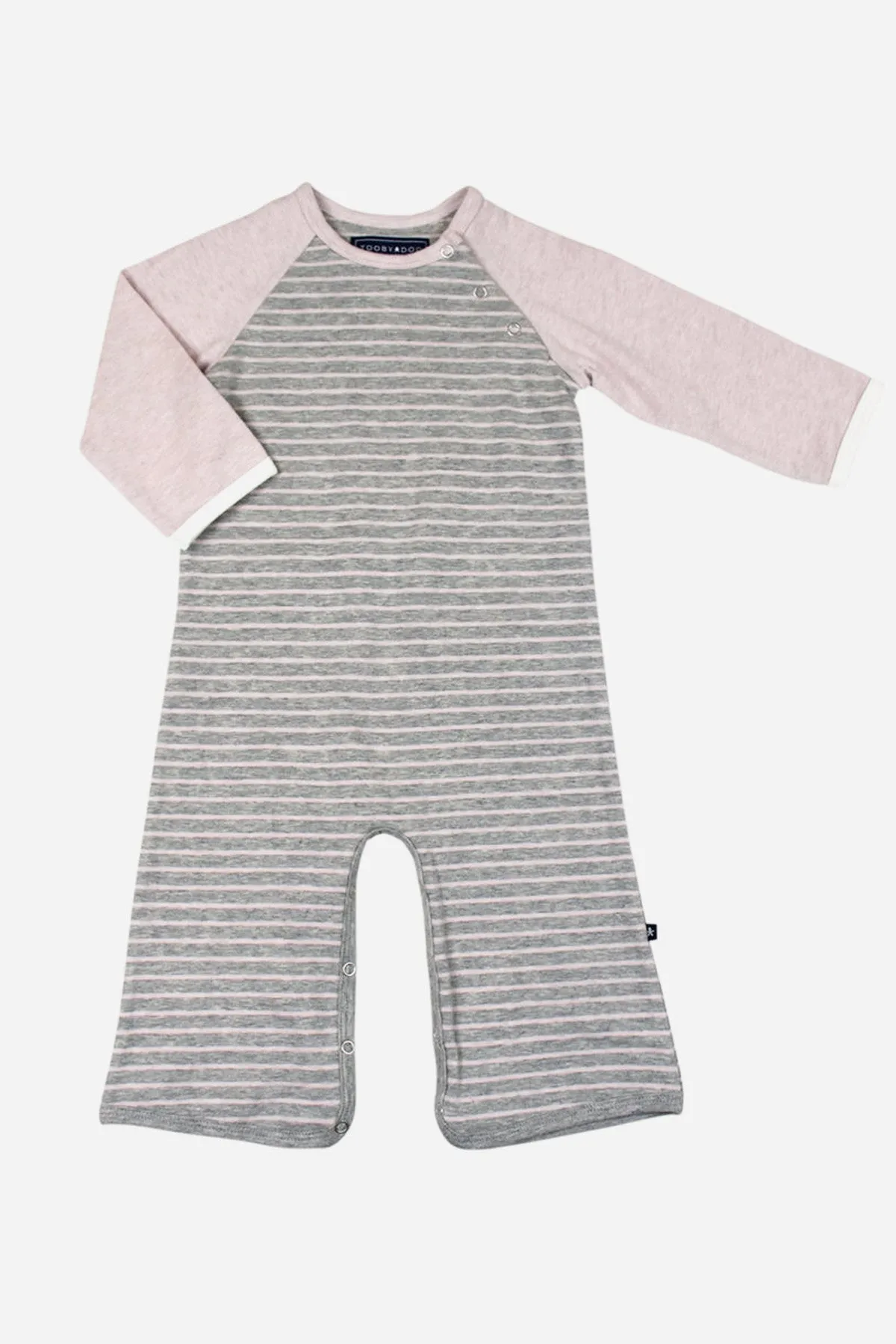 Toobydoo Chloe Stripe Baby Girls Jumpsuit