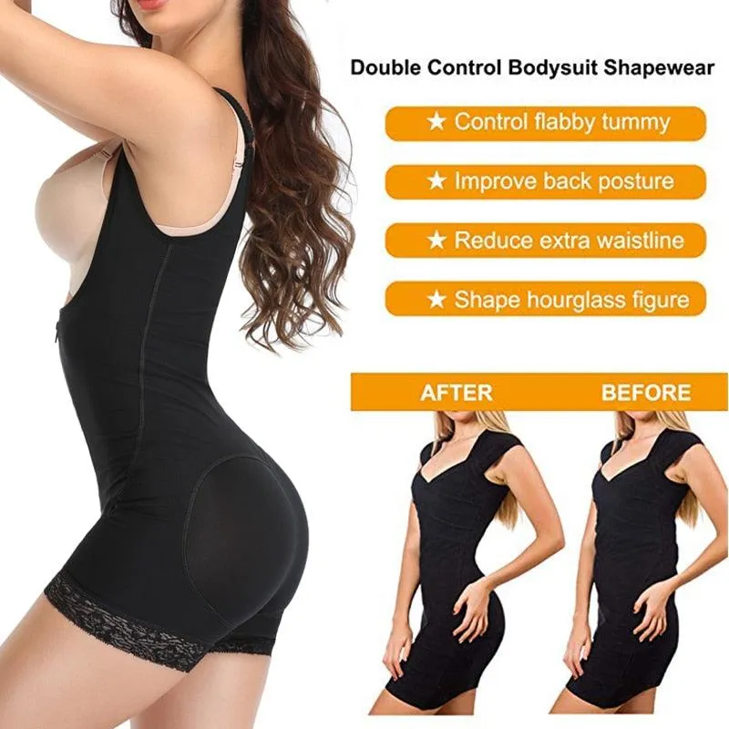 Trending Fajas Latex Body Shaper -  Surgery Girdle Slimming Under-bust Corset  Butt Lifter (FHW1)