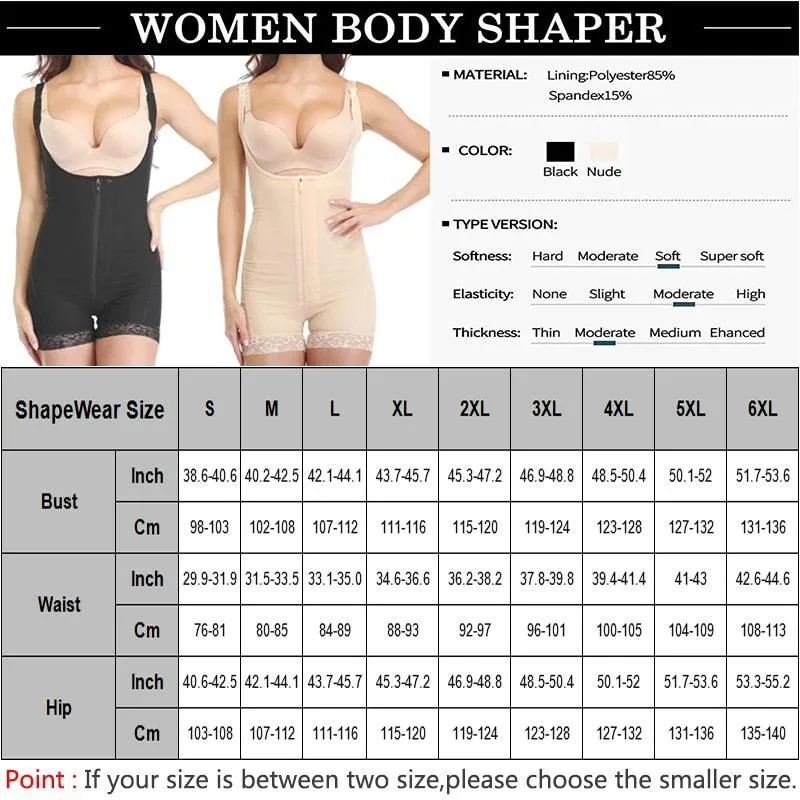 Trending Fajas Latex Body Shaper -  Surgery Girdle Slimming Under-bust Corset  Butt Lifter (FHW1)