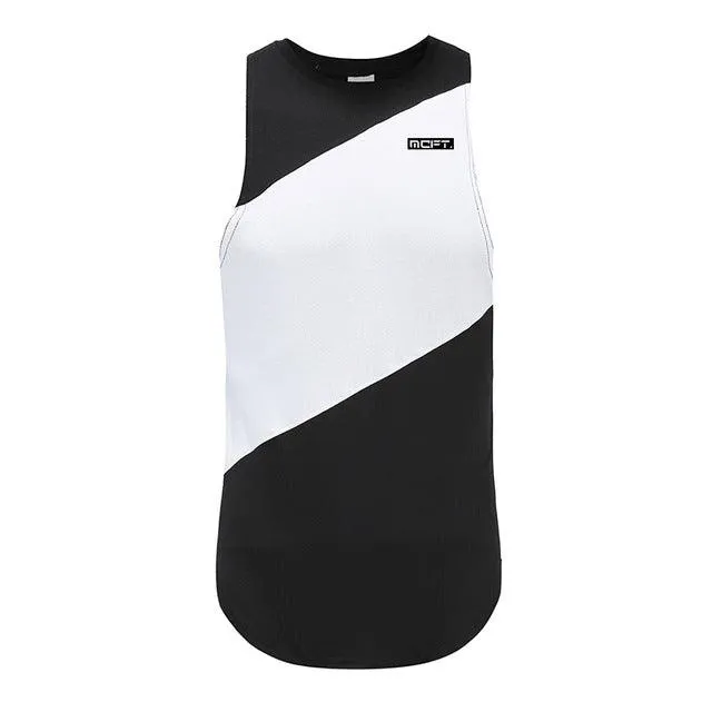 Trending Fitness Men's Gym Hooded Tank Top Vest - Stringer Sportswear Cotton Sleeveless (TM7)