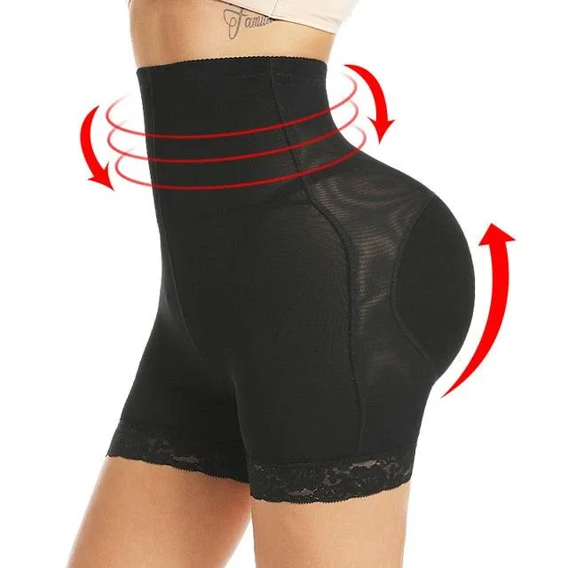 Trending Womens Butt and Hip Enhancer Booty Padded Underwear Panties Body Shaper Seamless Butt Lifter Panty Boyshorts Shapewear (FH)(FHW1)(1U31)(1U24)