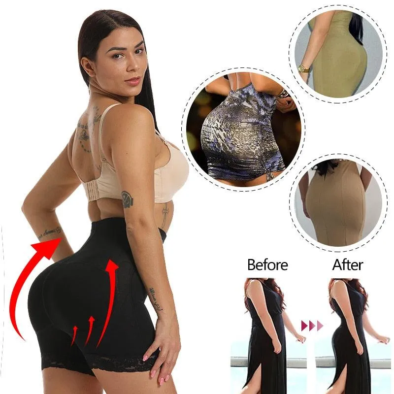 Trending Womens Butt and Hip Enhancer Booty Padded Underwear Panties Body Shaper Seamless Butt Lifter Panty Boyshorts Shapewear (FH)(FHW1)(1U31)(1U24)