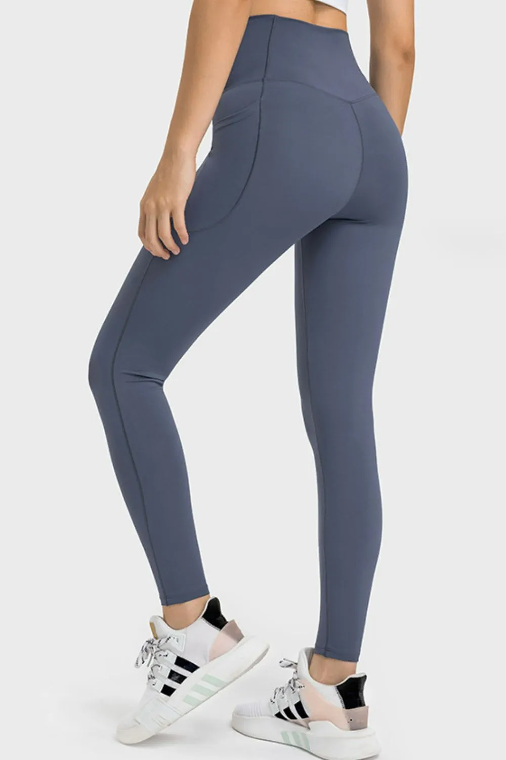 V-Waist Yoga Leggings with Pockets (TBL) T