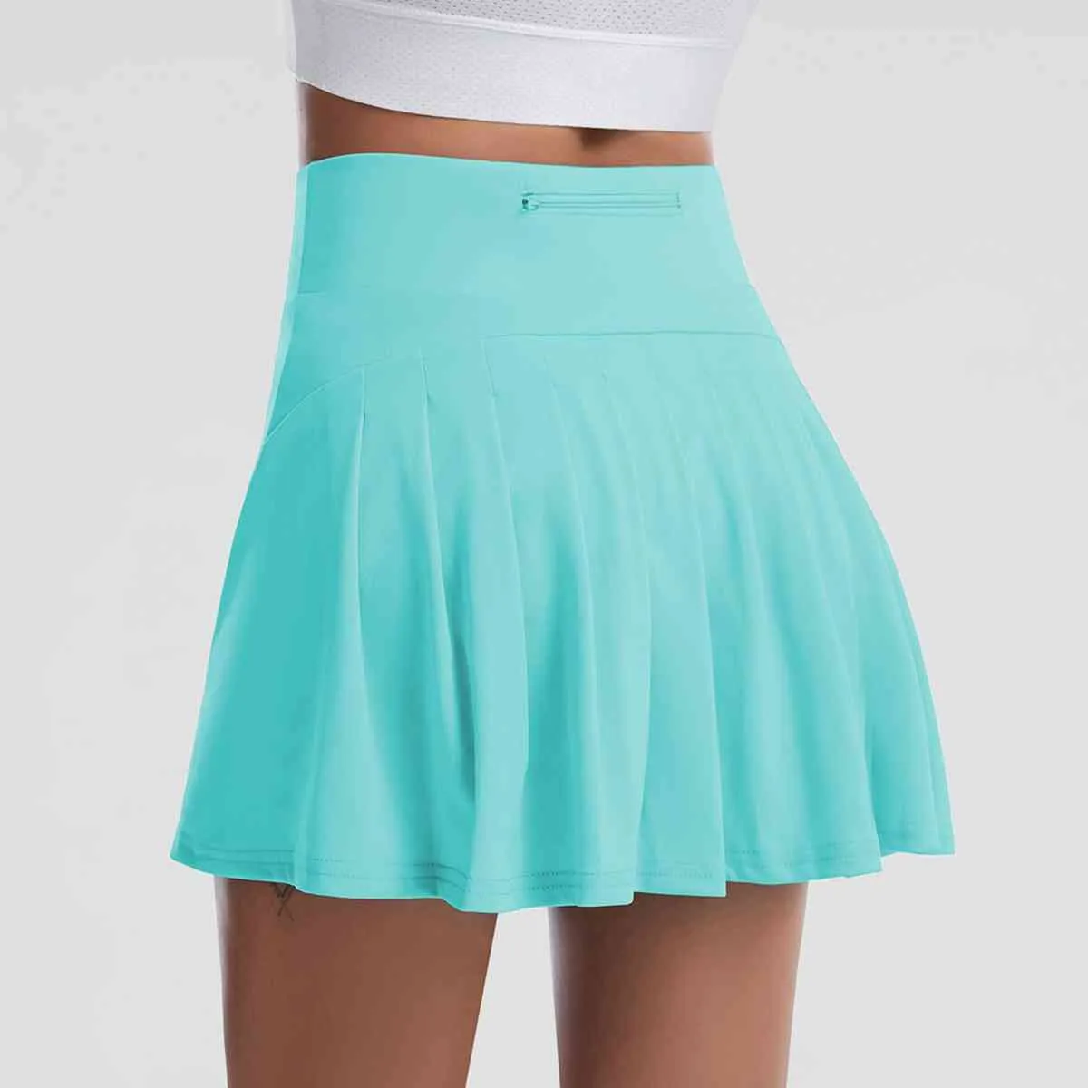 Wide Waistband Sports Skort