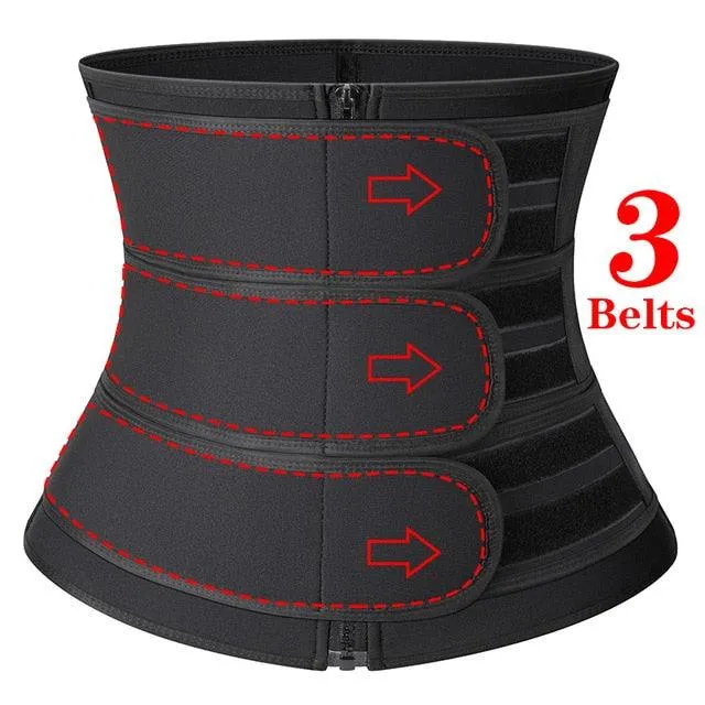 Women Waist Trainer Neoprene Body Shaper Belt Slimming Sheath Belly Reducing Shaper - Tummy Sweat Workout Shaper (FHW1)