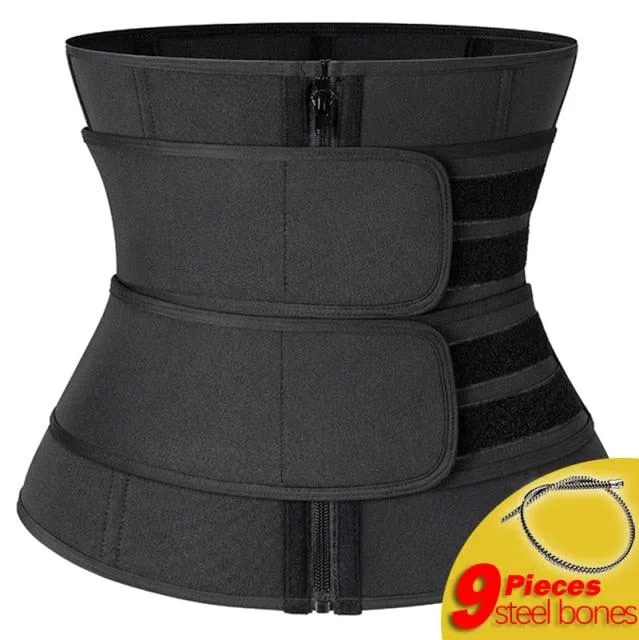 Women Waist Trainer Neoprene Body Shaper Belt Slimming Sheath Belly Reducing Shaper - Tummy Sweat Workout Shaper (FHW1)