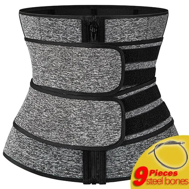 Women Waist Trainer Neoprene Body Shaper Belt Slimming Sheath Belly Reducing Shaper - Tummy Sweat Workout Shaper (FHW1)